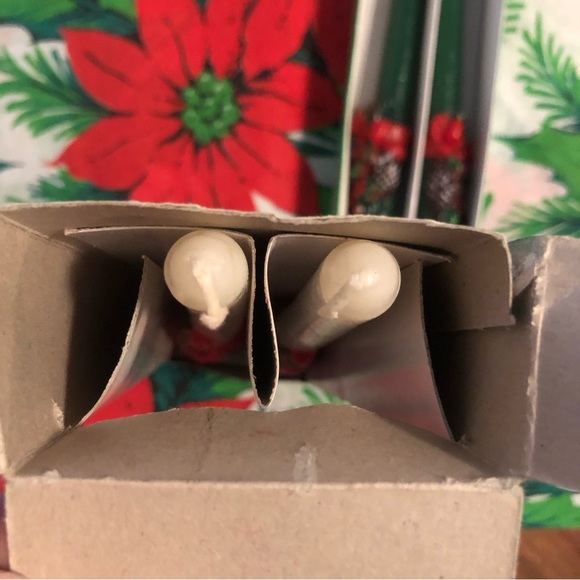 Vintage Christmas Taper Candles 10” Tall Set of 4 - Picture 4 of 5